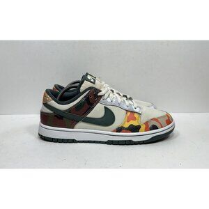 Nike Dunk SE Low Sail Multi-Camo Men’s Size 10 DH0957-100 Shoes